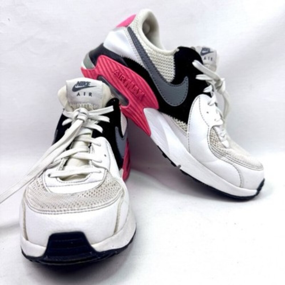 Nike Women's Air Max Excee CD5432-100 White /Pink Casual Shoes Sneakers Size 8